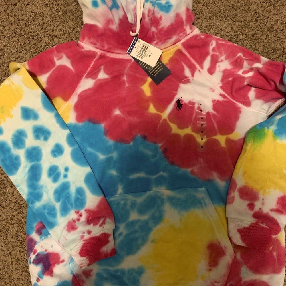 Ty dye medium women hoodie brand new